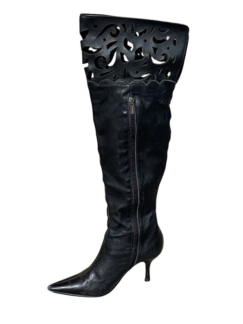 Colin Stuart for Victoria’s Secret 7B Over The Knee Boots Cutout Trim Stiletto
